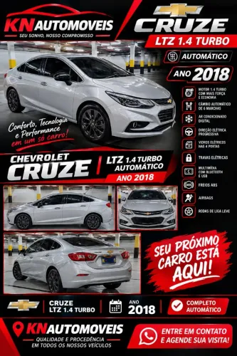 Chevrolet Cruze LTZ 1.4 16V Turbo Flex 4P Aut. 2018
