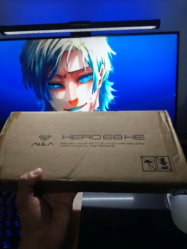 AULA Hero 68 HE PRETO (NOVO/LACRADO)