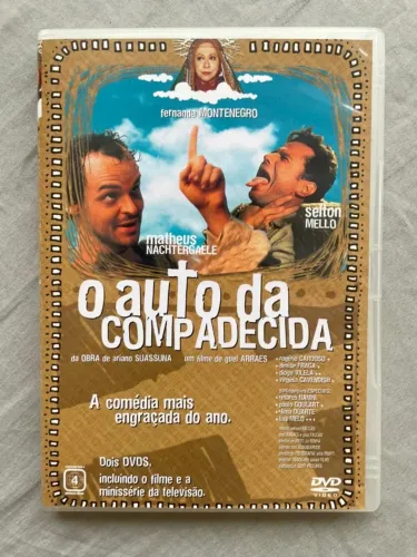 Dvd - O Auto Da Compadecida - 2 Discos - Filme + Minissérie