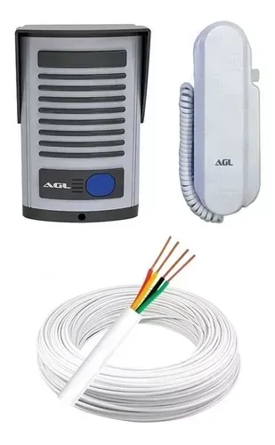 kit interfone residencial + instalação R$ 399,00