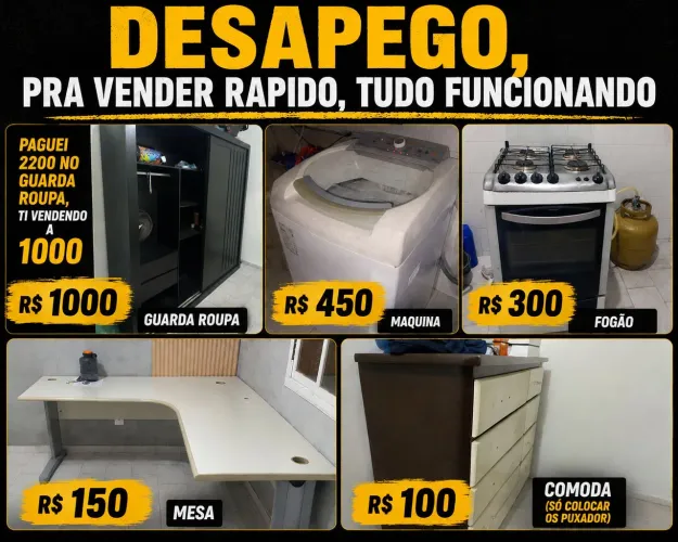 Vendendo pra ir embora logo,vem com as proposta