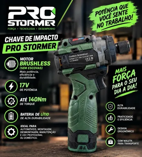 CHAVE DE IMPACTO PRO STORMER