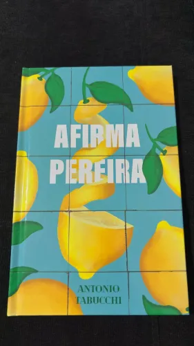LIVRO - AFIRMA PEREIRA | Antônio Tabucchi