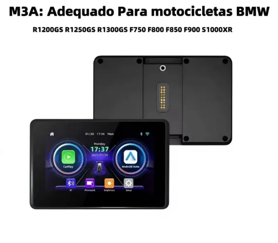 GPS EKIY M3A BMW (Apple CarPlay e Android Auto Sem Fio) - Zero / Na Caixa