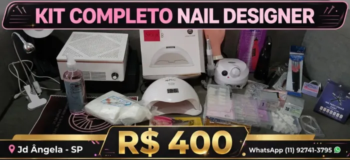 Kit completo nail designer