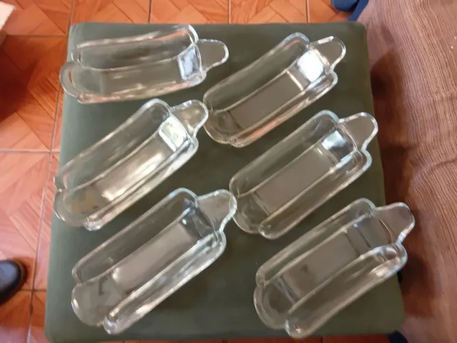 Conjunto de 6 travessa para banana split