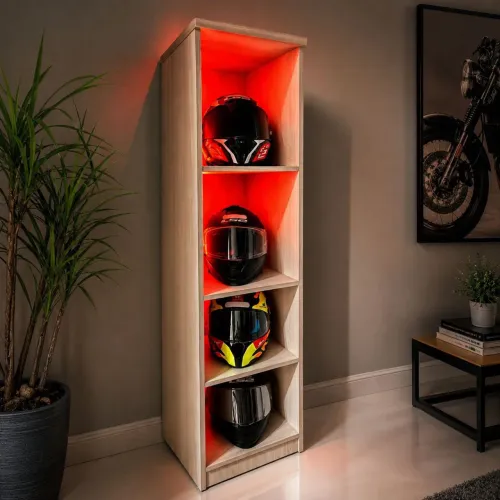 Estante para capacete