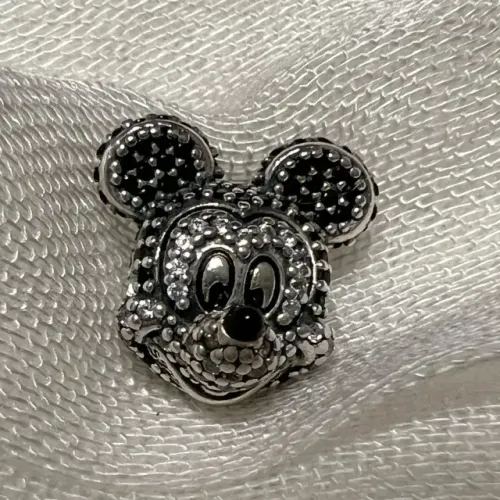 harm Pandora Disney Mickey Original Prata 925 Com Zircônias | Berloque Edição Limitada Fem