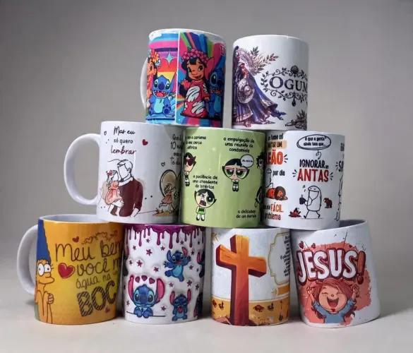 Canecas personalizadas em porcelana - Carter Artes