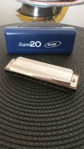 Gaita diatonica Hering Super 20 em Dó 