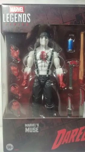 Marvel Legends Muse COMPLETO na caixa Daredevil Born Again Action Figure