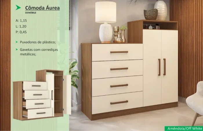 Cômoda Áurea