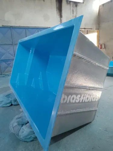 Casco de piscina de fibra 4x2