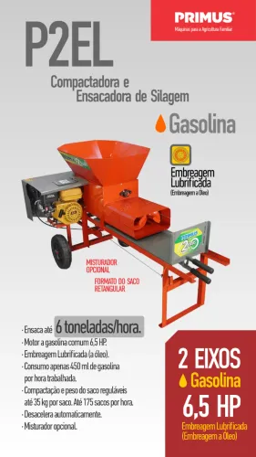 Compactadora de Silagem Primus 2 Eixos