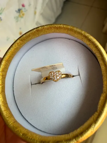 Anel em ouro 18k NA ETIQUETA (aro 17)