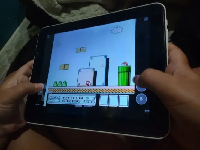 Tablet simples emulação retro jogos antigos porta retratos