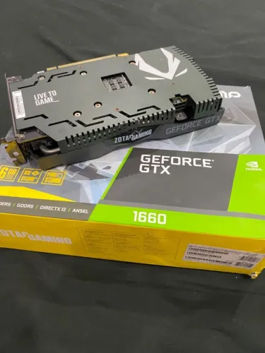 Placa de Vídeo GTX 1660 6GB (COM DEFEITO / PARA PEÇAS)