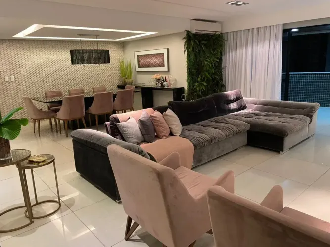 Apartamento 4 Quartos (3 suítes) Mobiliado disponível para Aluguel no Jardim Luna.