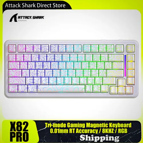 [NOVO] Teclado magnético wireless attack shark x82pro he sem fio