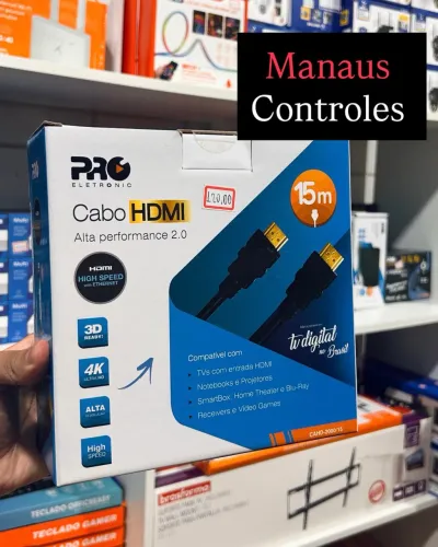 Cabo Hdmi de 15 Metros 2.0 Full HD // Ultra HD 4K ( Promoção )