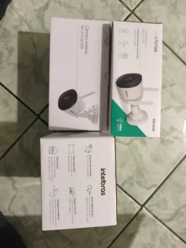 Câmera Inteligente Wi-Fi iM5 SC Full HD Branca Intelbras