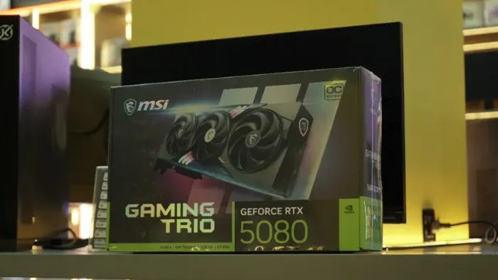 Placa de Vídeo RTX 5080 16GB MSI Gaming Trio OC por R$12.999,00