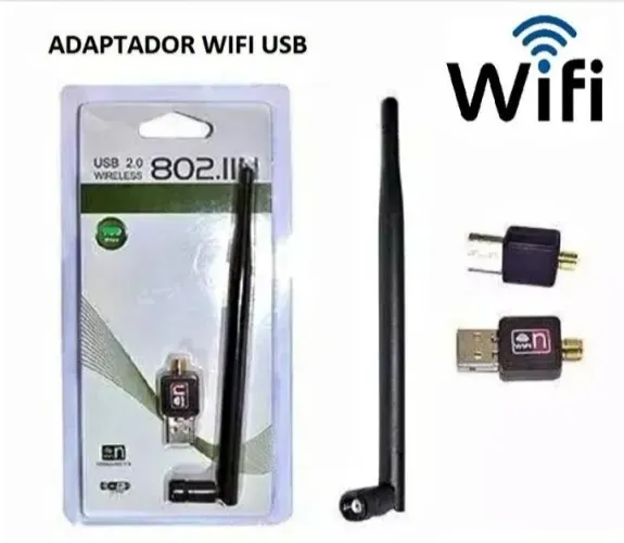 Antena wifi USB adaptador para wireless Novo entregamos 