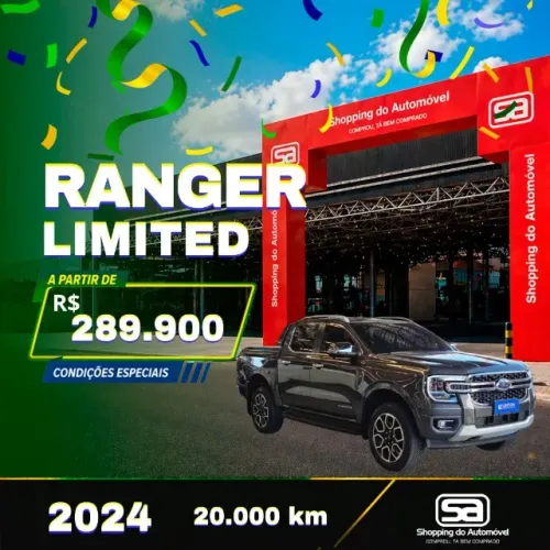 Ford Ranger Limited+ 3.0 V6 4X4 CD TB DIE AUT 2024