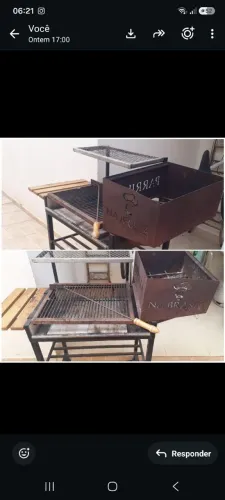 Churrasqueira Parilla Portátil
