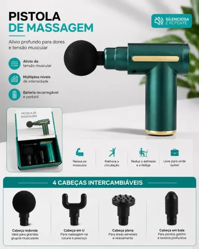 Pistola de massagem