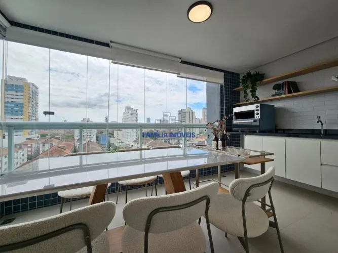 Apartamento à Venda 1 Quarto 1 Suíte 72m² Boqueirão Santos SP