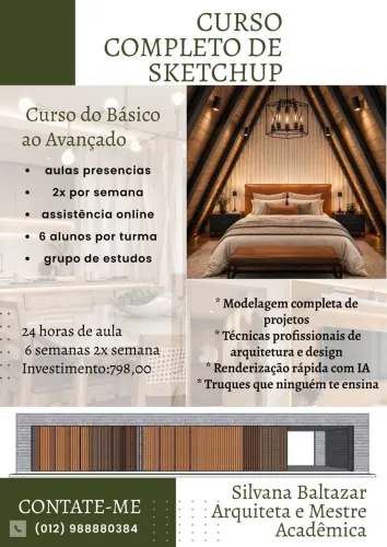 Aulas de SketchUp+renderização.