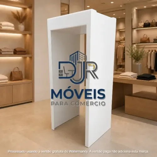 PROVADOR DE ROUPAS BRANCO - MDF - NOVO - ENTREGA RÁPIDA