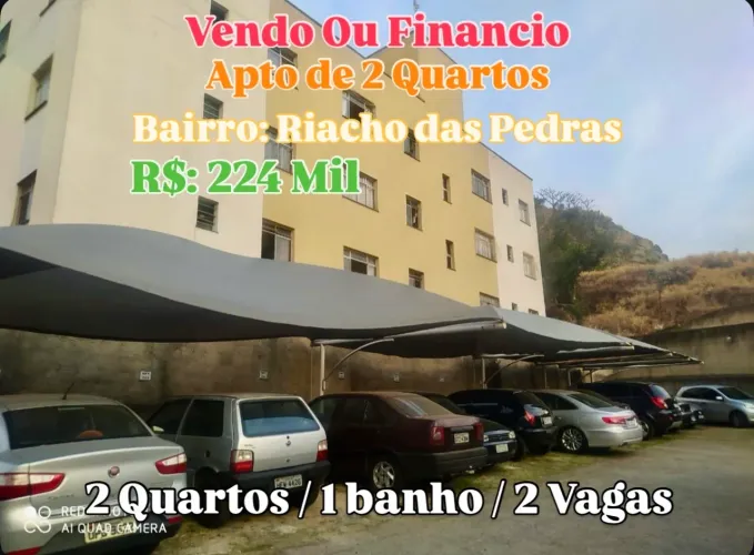 Vendo ou Financio apto 2 Quartos Riacho das Pedras 