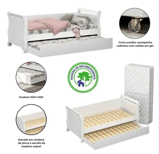 Cama solteiro