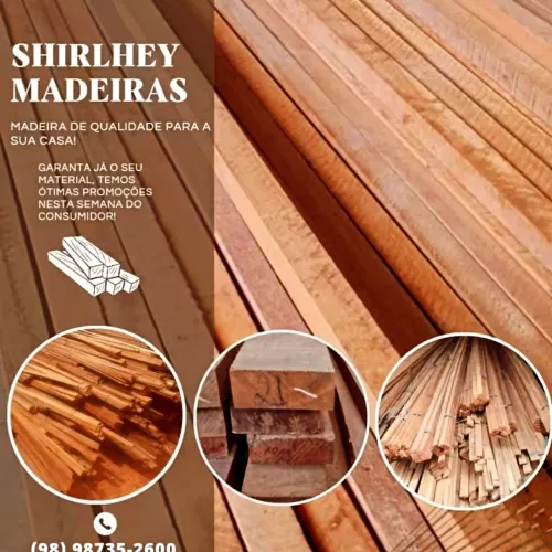 Madeiras e telhas de lei você encontra aqui!