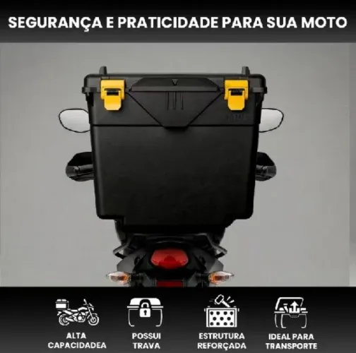 BAÚ 110L COM SUPORTE