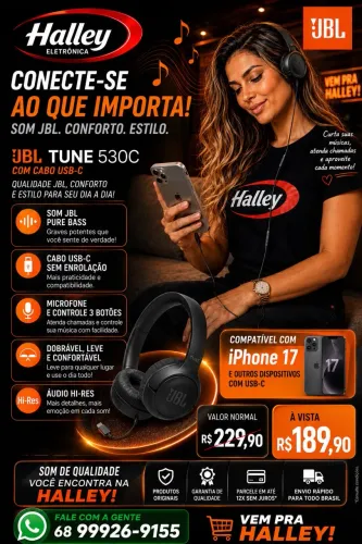 VENDO FONE DA JBL COM FIO TIPO C
