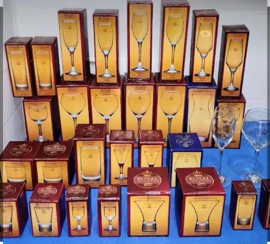 Jogo de taças Royal Collection Caras