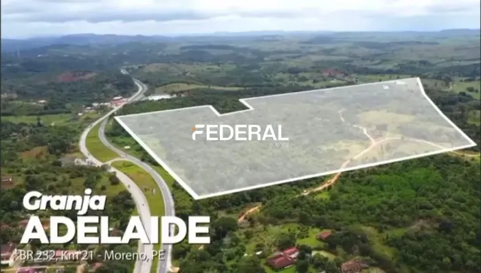 Área com 32,32 ha para venda na BR 232 em Moreno - PE