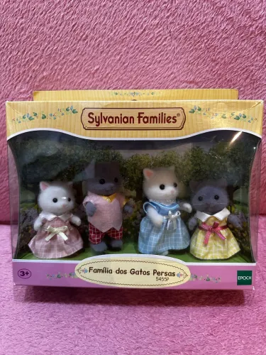 Sylvanian Families - Família dos Gatos Persas