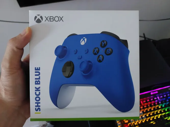 Controle Xbox Series S, Azul Novo Lacrado
