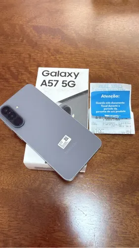Vendo Samsung A57 256gb novo , garantia 01 ano