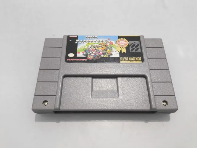 Jogo super Mario kart super Nintendo snes repro em placa original.