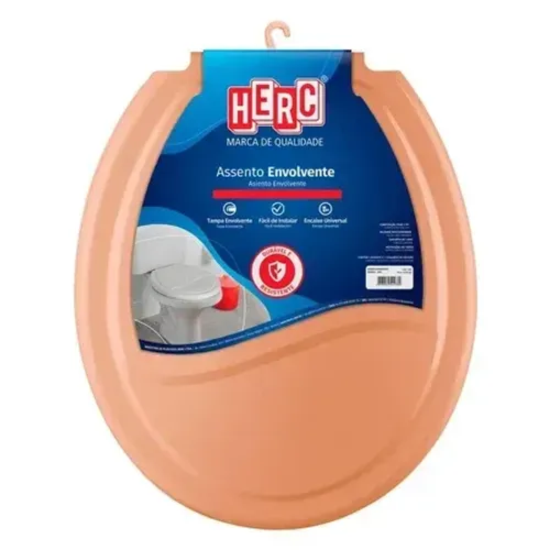 Assento sanitário envolvente caramelo - Herc
