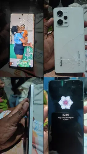 Vendo Redmi not 12 5G a tela tá trincada mais funciona tudo