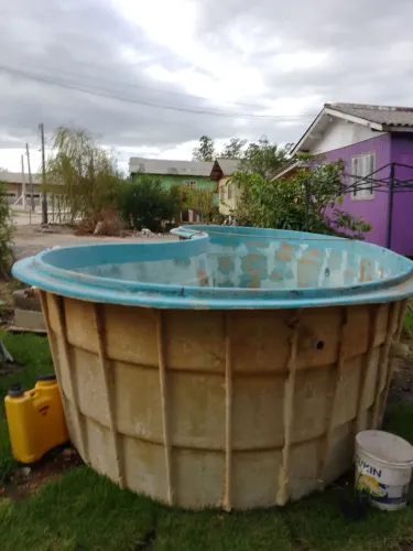 Piscina de fibra