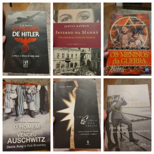 6 livros excelentes com temática na segunda guerra mundial.