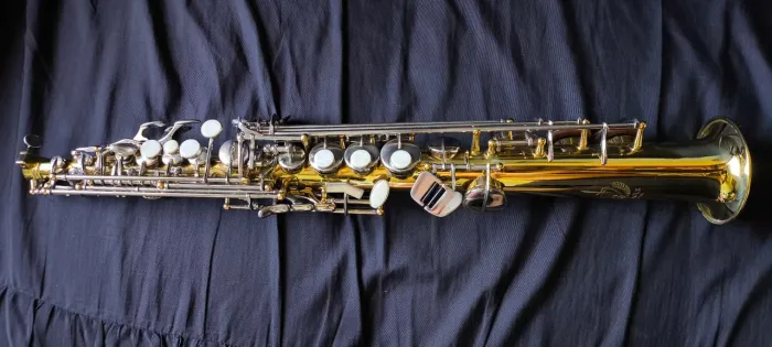 SAX SOPRANO EAGLE 502 NIQUELADO.