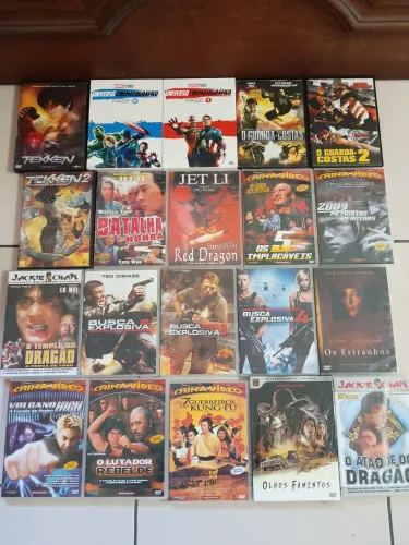 Dvd LER DESCRIÇÃO dublado legendado ação marvel jackie chan terror jet li